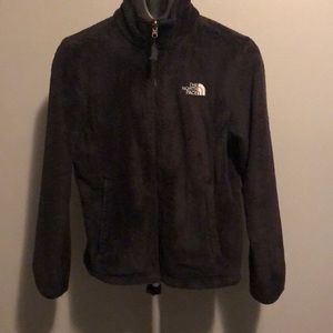 The North Face - fuzzy - black - jacket